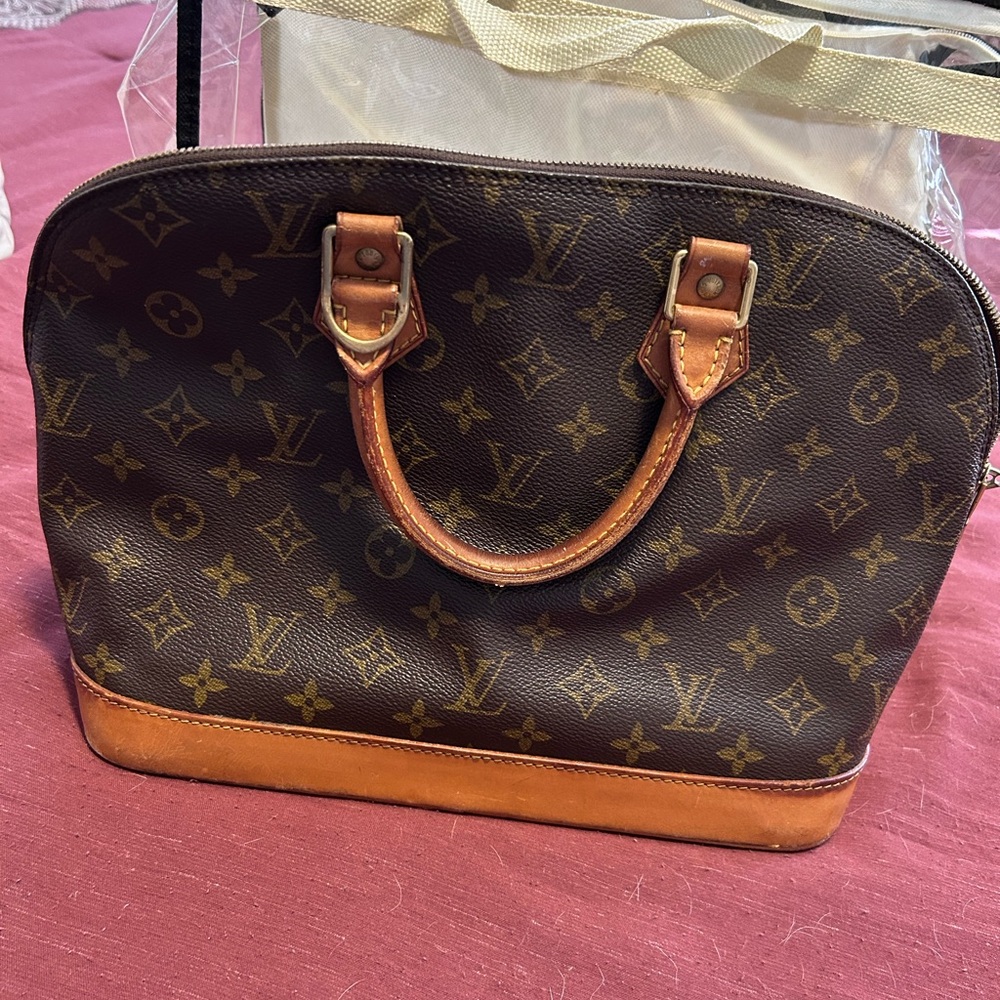 Louis Vuitton Brown Monogram Handbag